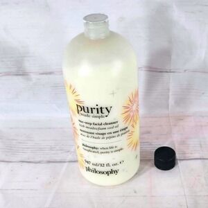 Philosophy Purity Made Simple Facial Cleanser Meadowfoam Seed Oil Unisex 32 oz